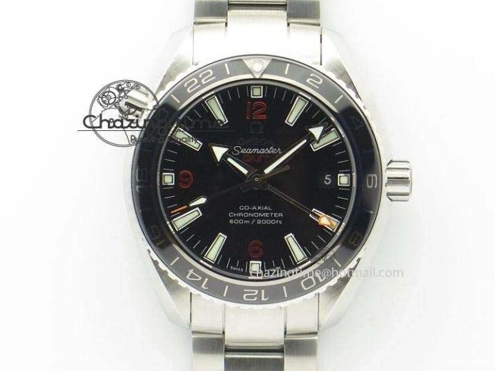 0228 Upgraded Seamaster Edizione Venezia SS Best Edition Blue Dial On Leather Strap A 8121